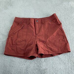 Willit Womens Rust Red Outdoor Hiking Shorts Size 8 5470